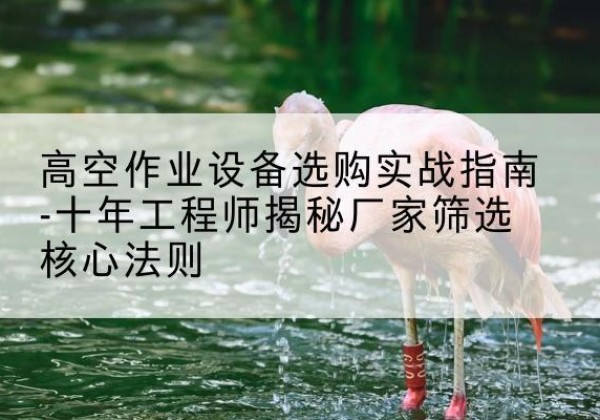 清徐剪叉式升降机厂家-高空作业设备选购实战指南-十年工程师揭秘厂家筛选核心法则
